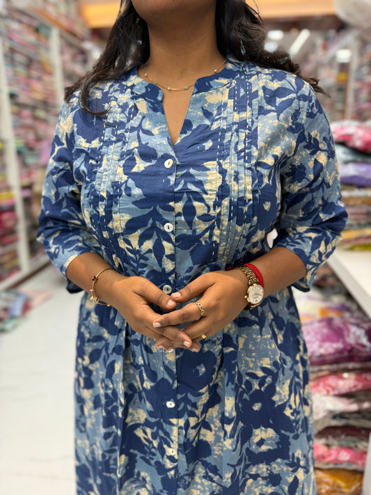 Jaipur Cotton Aline Kurti - ALKT112