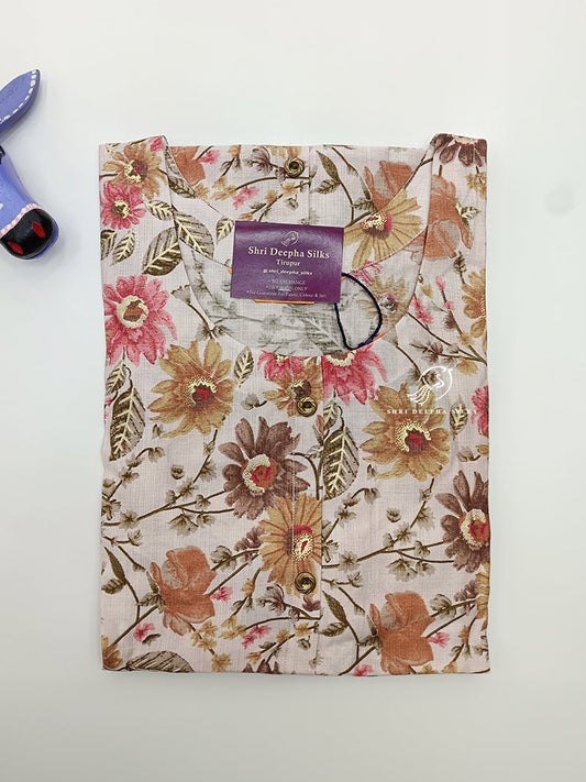 Aline Vertican Silk Kurti