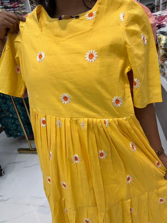 Sunflower Midi Yellow ASSM06