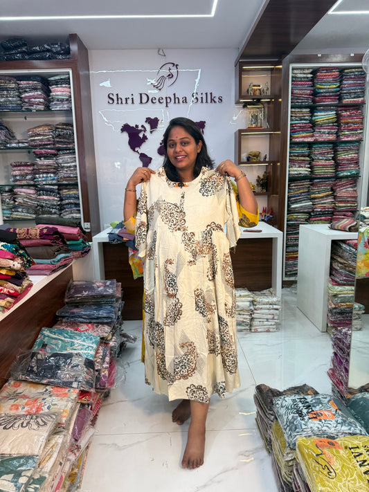 Spun Cotton Plus Size Budget Midi - JVMD02