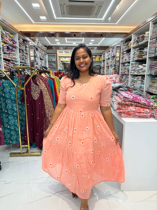 Sunflower Midi Peach ASSM01