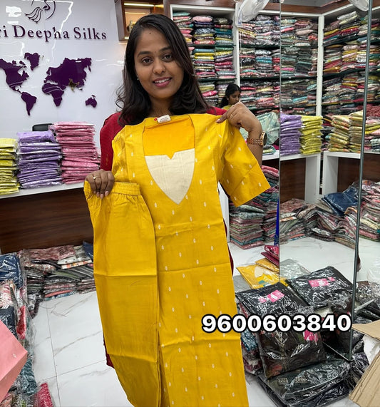 Premium Tussar Silk 3Pcs Salwar Set