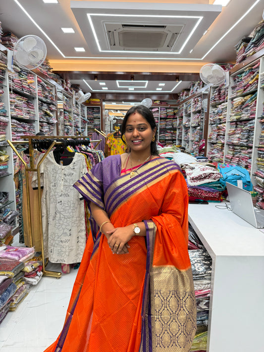 Pure Georgette Banaras Saree - PGBS02
