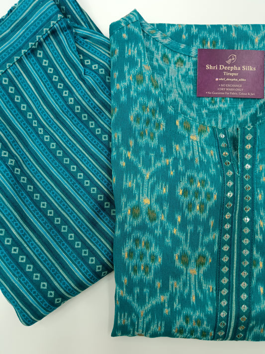 3 Pcs Spun Cotton Salwar Set