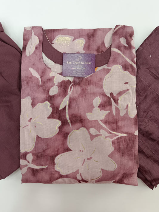 Co Ord with Dupatta - Floral Print