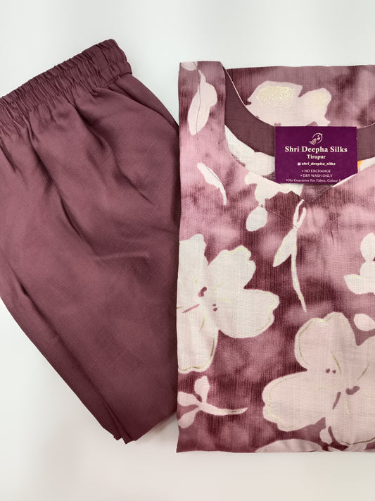 Co Ord with Dupatta - Floral Print