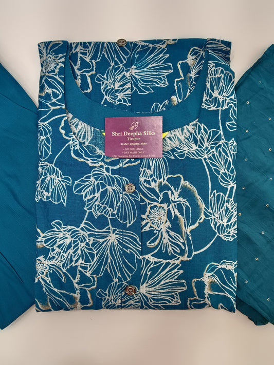 Co Ord with Dupatta - Floral Print