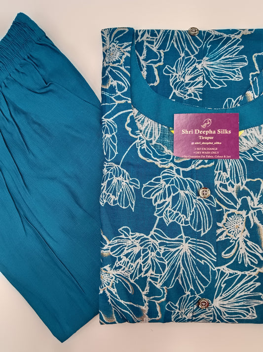 Co Ord with Dupatta - Floral Print