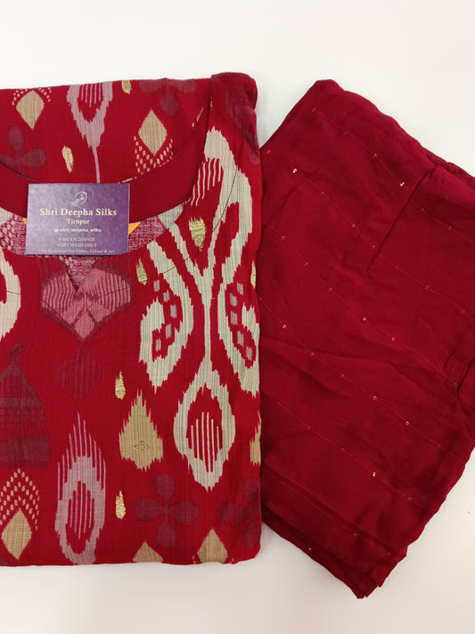 Co Ord with Dupatta - Floral Print
