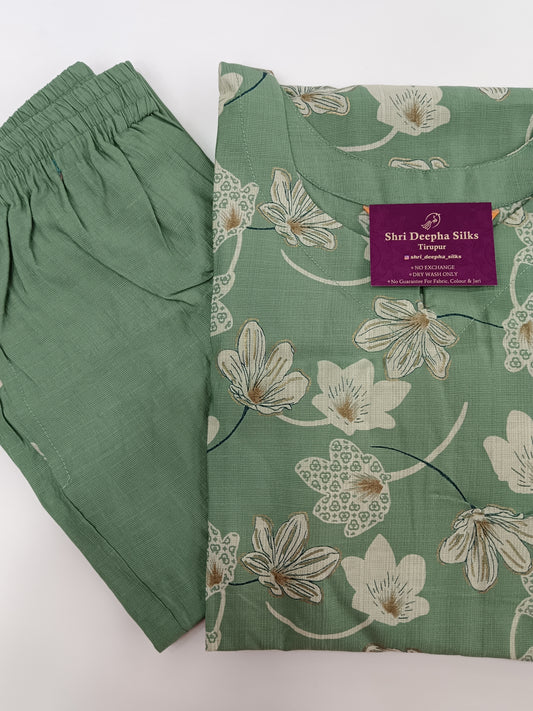 Co Ord with Dupatta - Floral Print