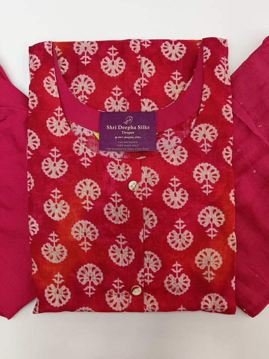 Co Ord with Dupatta - Floral Print