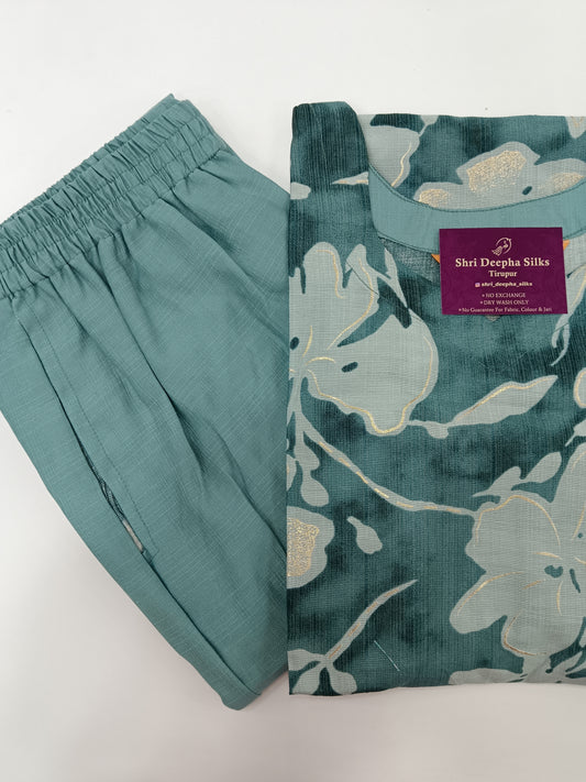Co Ord with Dupatta - Floral Print