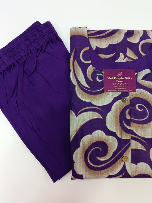 Co Ord with Dupatta - Floral Print