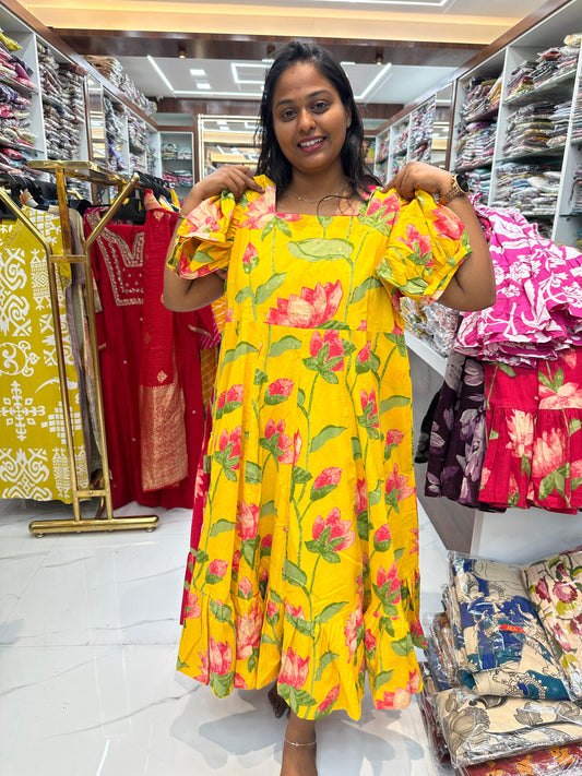Jaipur Cotton Puff Midi - JPM02