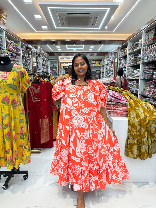 Jaipur Cotton Puff Midi - JPM04