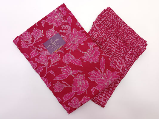 Office Wear Spun Cotton 2 Pcs Salwar Set