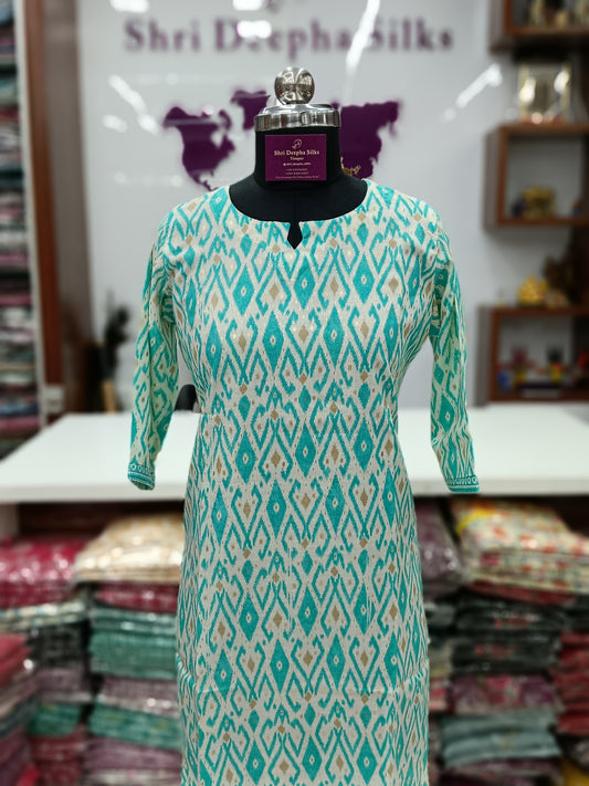 Office Wear Spun Cotton 2 Pcs Salwar Set