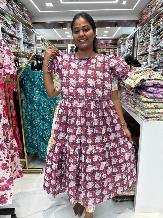 Hakoba Printed Midi - HPM09