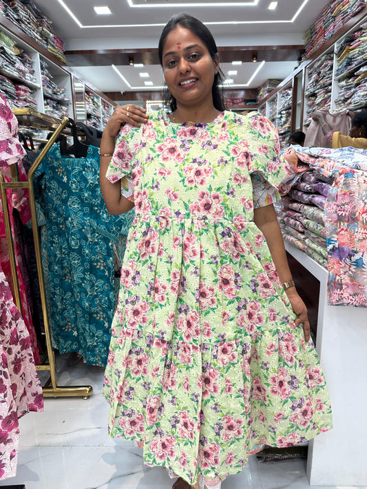Hakoba Printed Midi - HPM06