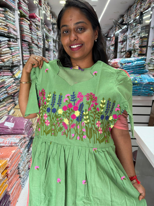 Crochet Maxi Green