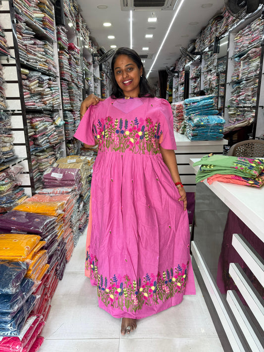 Crochet Maxi Pink