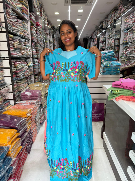 Crochet Maxi Skyblue
