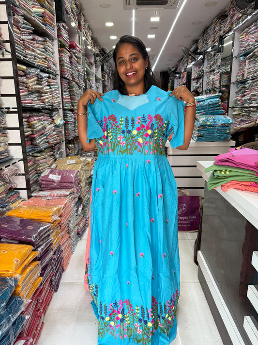 Crochet Maxi Skyblue