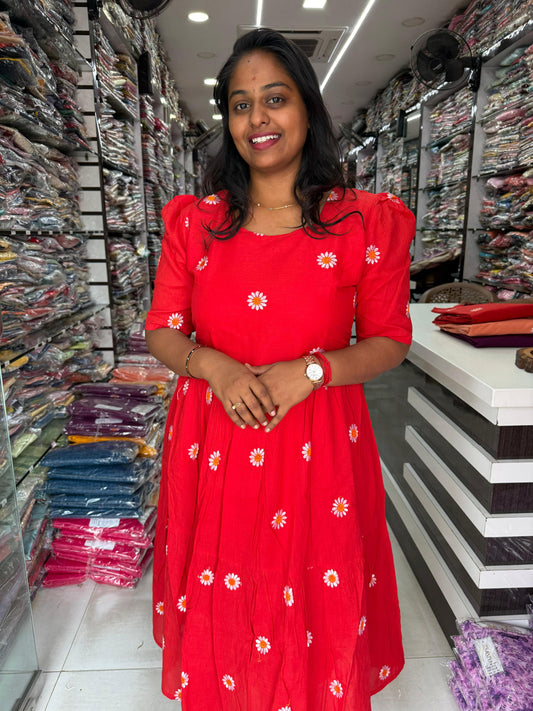 Sunflower Midi Red - SM03