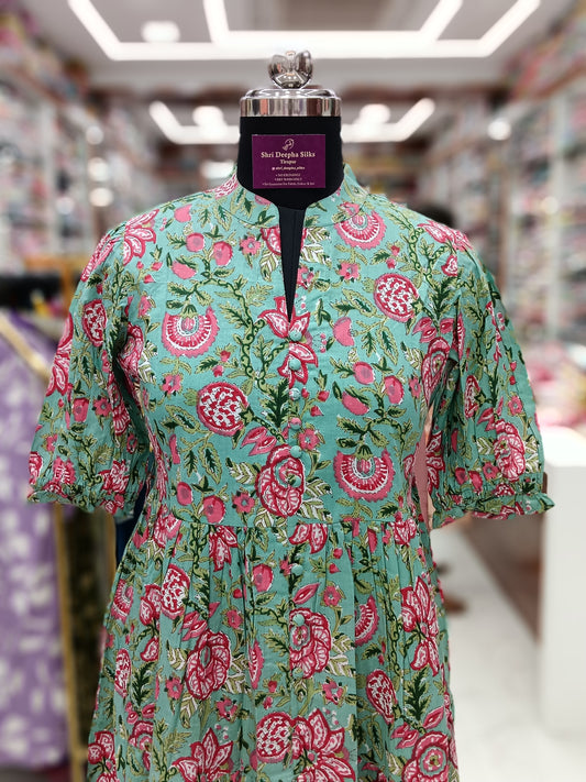 Jaipur Cotton Puff Midi - JM05