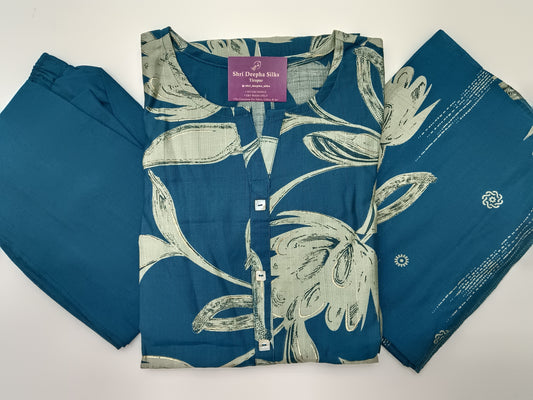 Office Wear Vatican Silk 3 Pcs Salwar Set