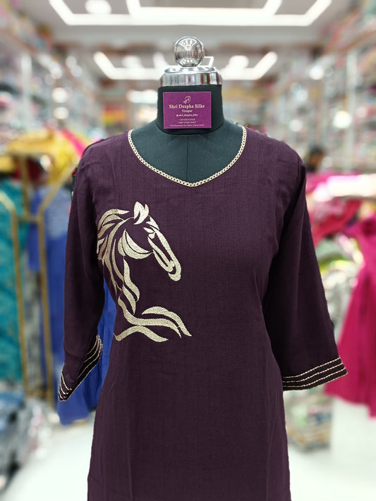 Plain Co Ord Set Majestic Wine - PCS01