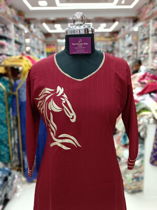 Plain Co Ord Set Majestic Maroon - PCS02