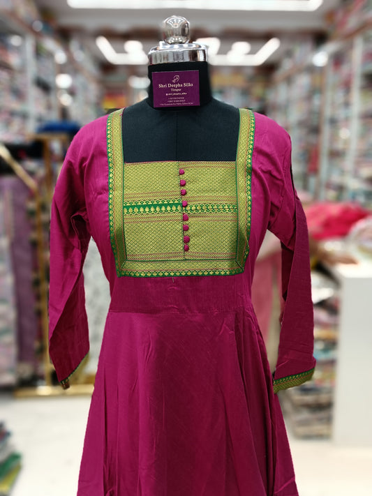 Narayanpet Silk Cotton Salwar Set Premium Party Wear