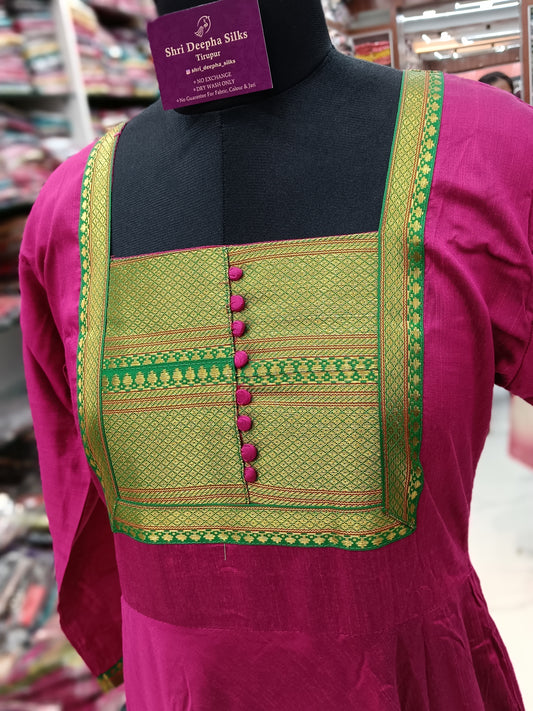 Narayanpet Silk Cotton Salwar Set Premium Party Wear