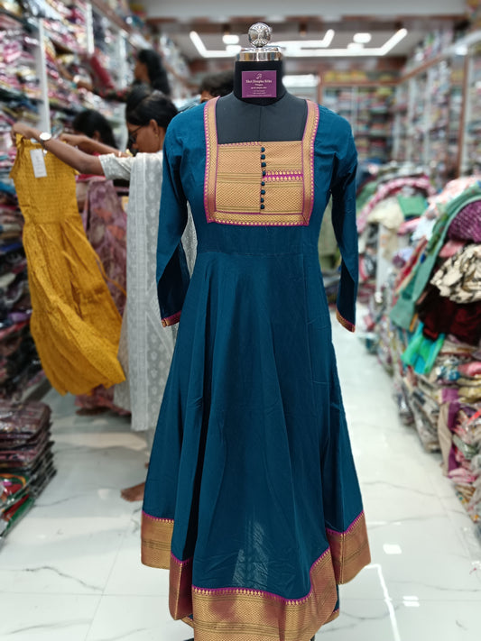 Narayanpet Silk Cotton Salwar Set Premium Party Wear