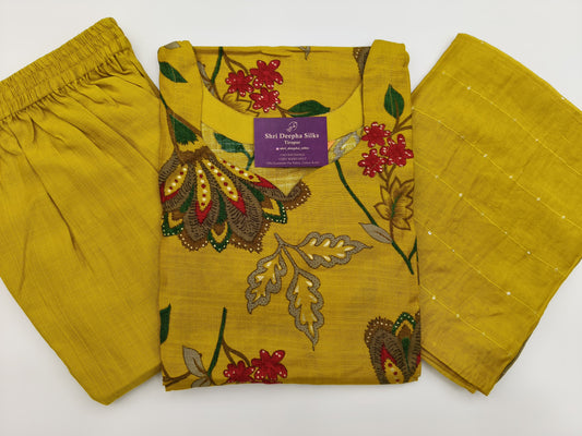 Office Wear Vatican Silk 3 Pcs Salwar Set