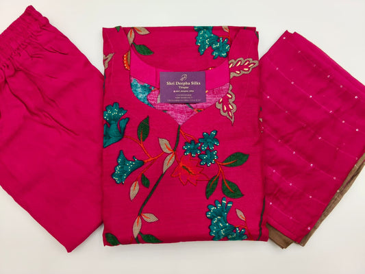 Office Wear Vatican Silk 3 Pcs Salwar Set