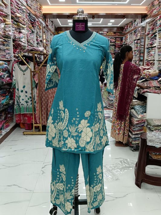 Cream Khadi Cotton Short Co Ord Set - JVSC02