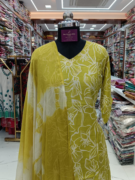 Office Wear Vatican Silk 3 Pcs Salwar Set