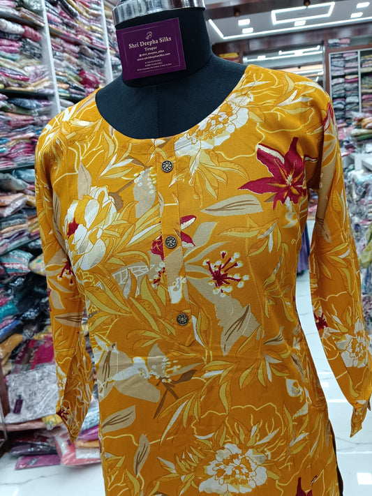 Spun Cotton Budget Kurti - NBK02