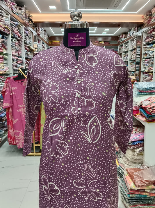 Vatican Silk Budget Kurti - ZBK01