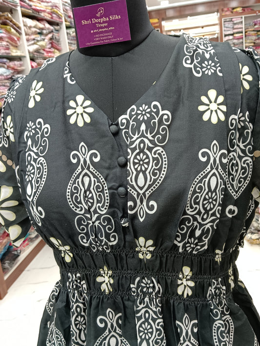 Black & White Western Midi - WM16