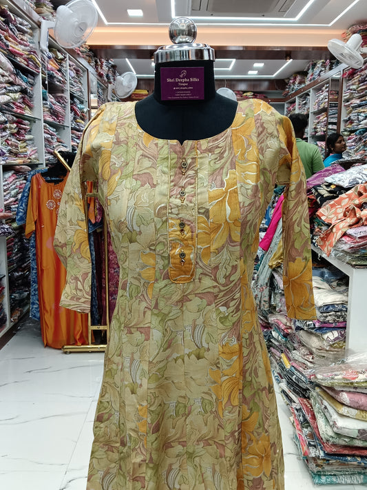 Vatican Silk Aline Kurti - AK09