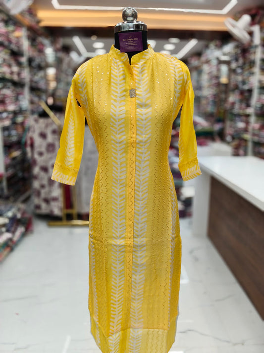 Premium Silk Kurti - PSK10