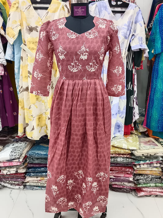 Printed Hakoba Full Flare Maxi - PHMX03