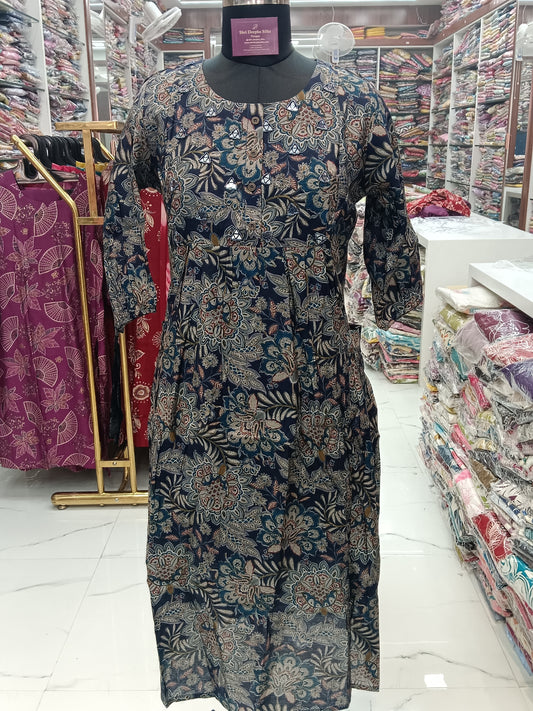 Fluorescent Blue Fluffy Midi - FFMD24