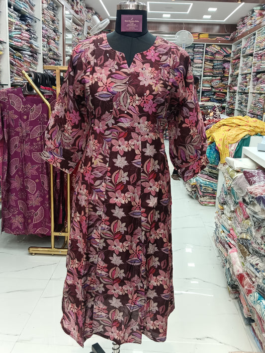 Fluorescent Wine Fluffy Midi - FFMD25