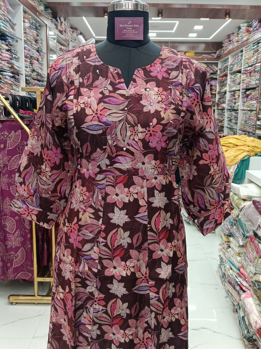 Fluorescent Wine Fluffy Midi - FFMD25