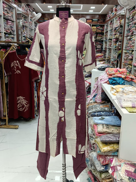 Office Wear Cotton 2 Pcs Salwar Set - OW2S55