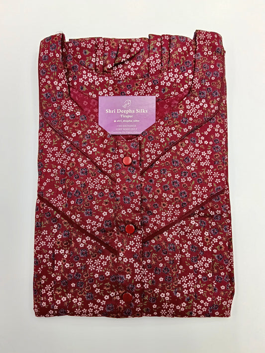 Premium Spun Cotton Nighty